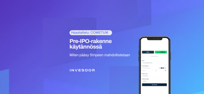 COMETUM-haastattelu: Pre-IPO-sijoittaminen Stripeen, SpaceXiin ja Anthropiciin